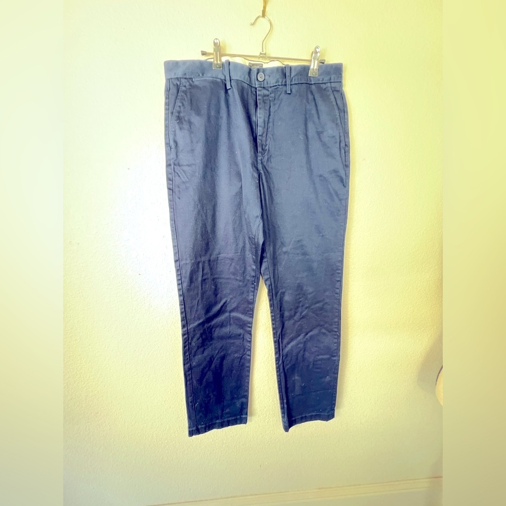 J. Crew Dark Blue Slacks Chino Dress Pants 33x34 813